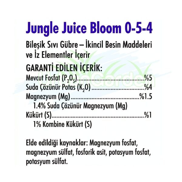 Advanced Nutrients Jungle Juice Bloom 1 Litre