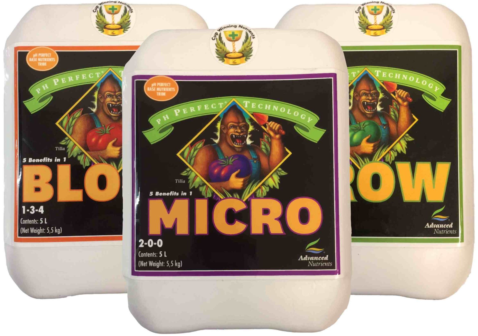 Advanced Nutrients Grow Micro Bloom 5 Litre