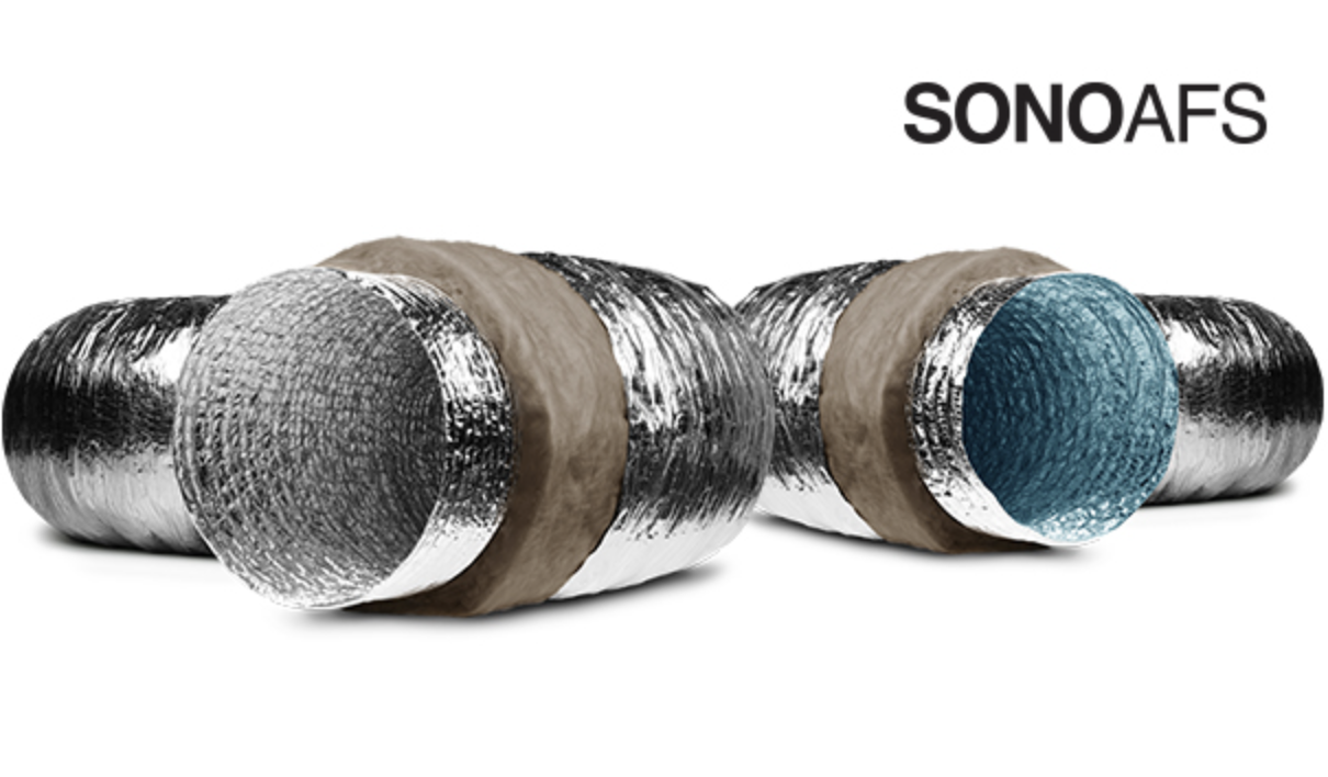 SonoAFS Ses ve Isı İzoleli Hava Kanalı 10M 102MM