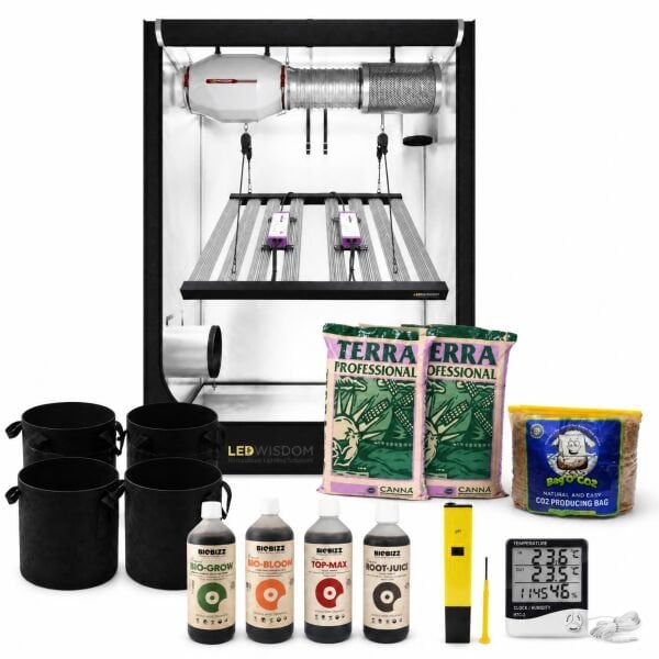 Grow Shop 480W Hazır Kabin Seti (LED - Organik)