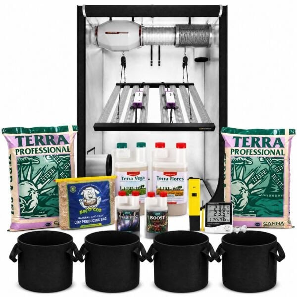 Grow Shop 480W Hazır Kabin Seti (LED - Mineral)