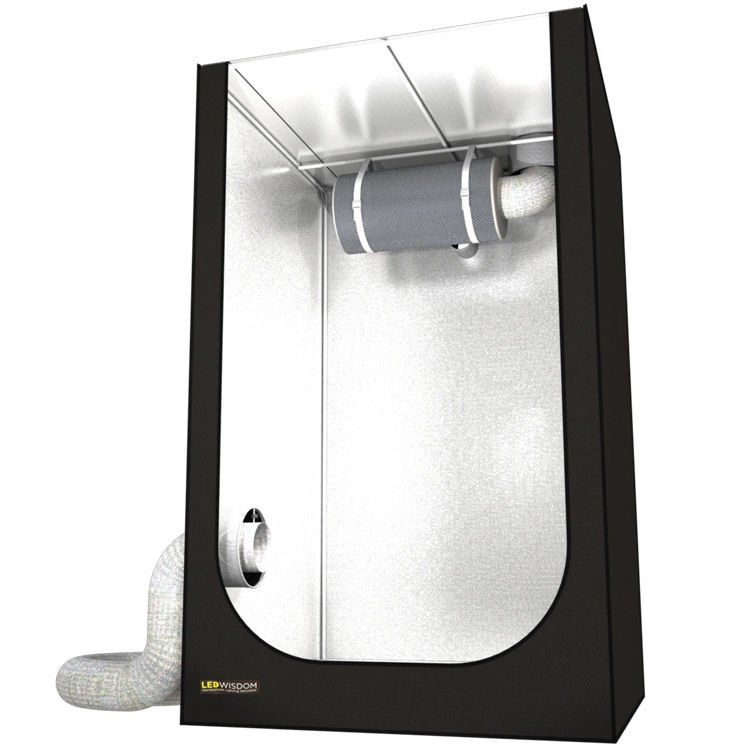 LEDWisdom GT120 Bitki Yetiştirme Kabini 120x120x200