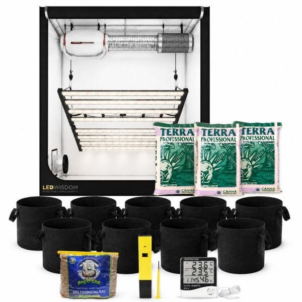 Grow Shop 960W Hazır Kabin Seti (LED - 150x150x200)
