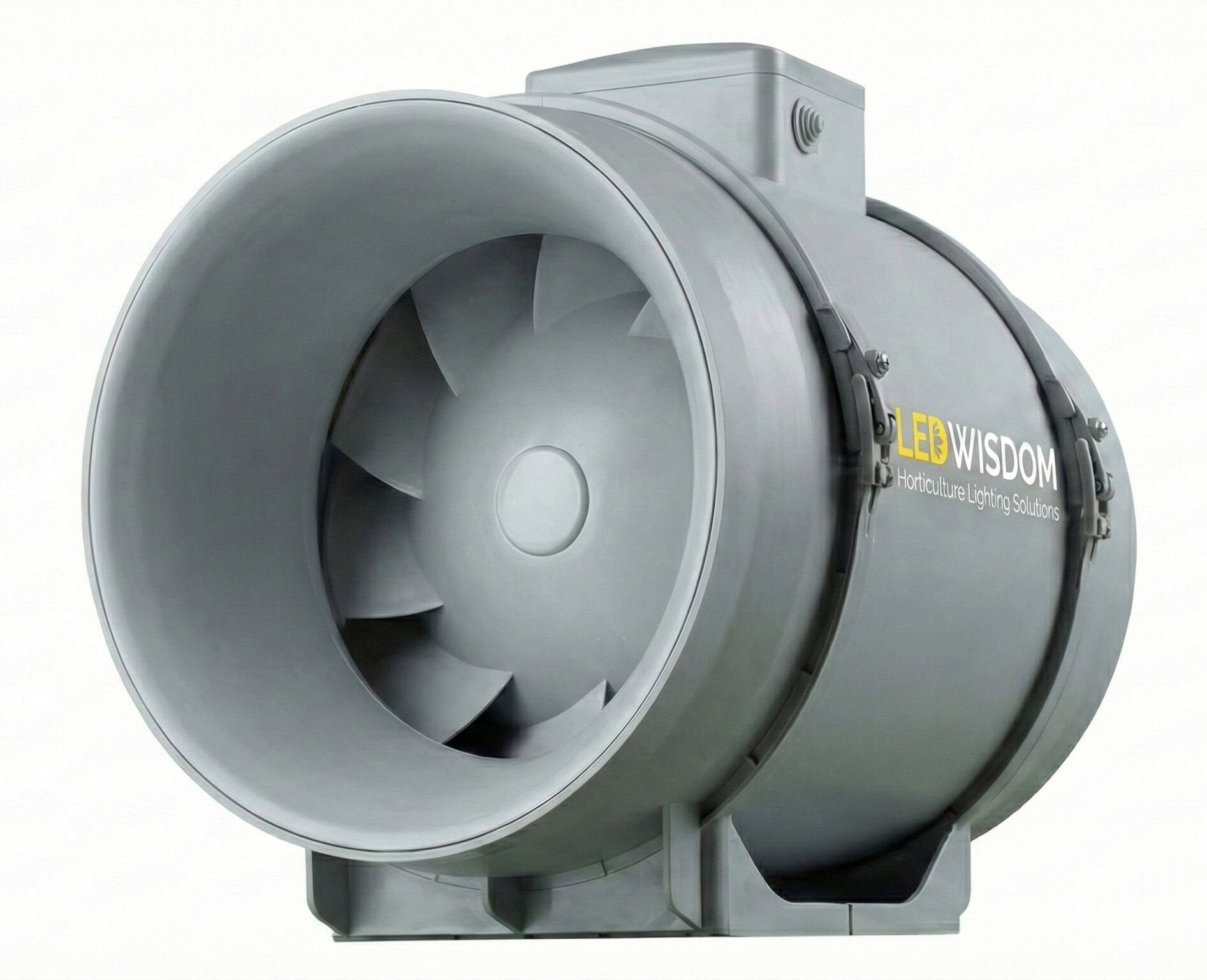 LEDWisdom Silent Grow Fan Mini 100mm/190m^3 Sessiz Çıkış Fanı - Hız Anahtarlı