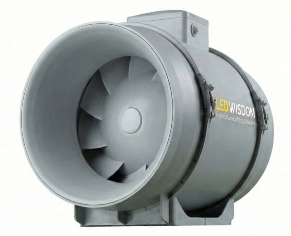 LEDWisdom Silent Grow Fan Mini 100mm/190m^3 Sessiz Çıkış Fanı - Hız Anahtarlı
