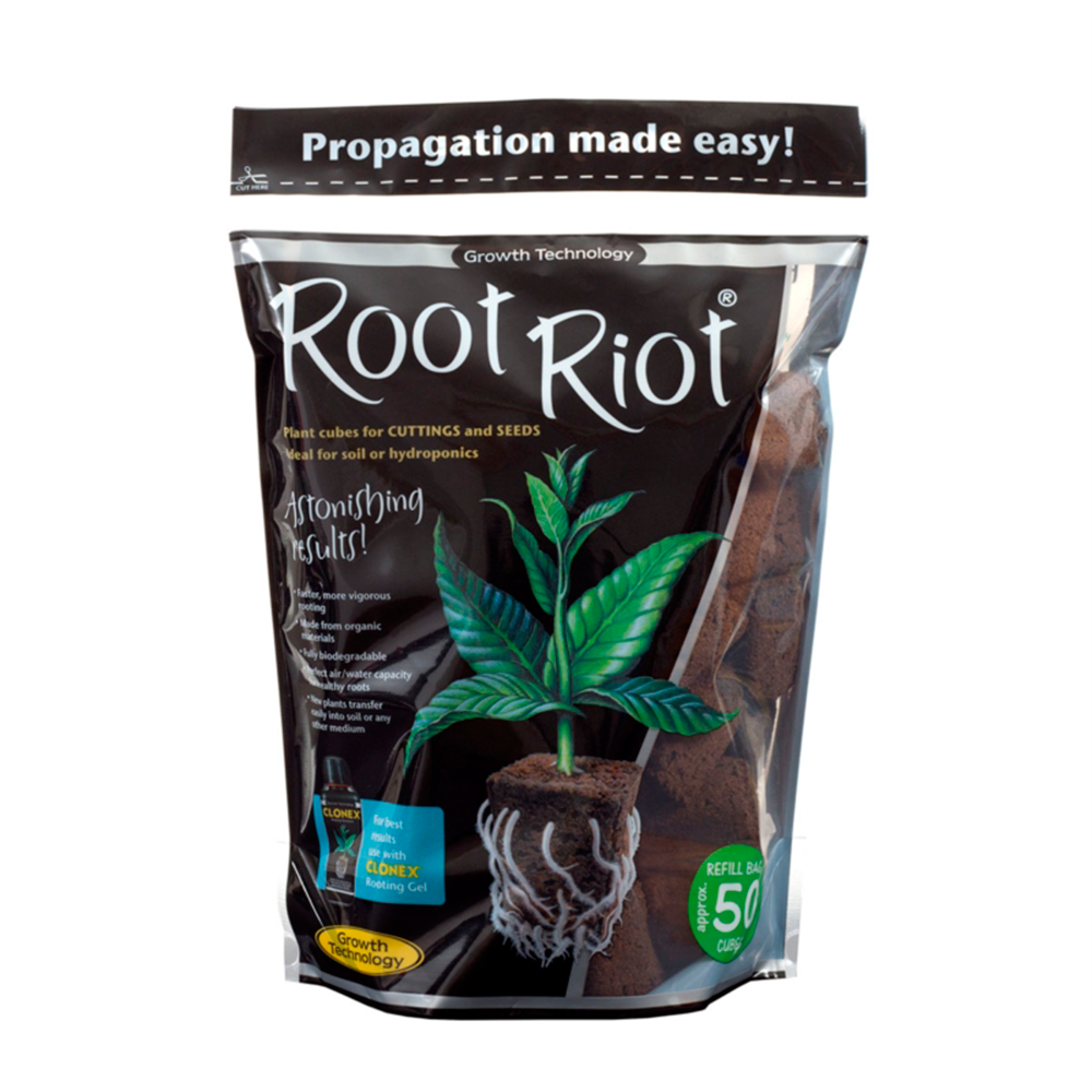 Root Riot 100'lü Tohum ve Fide Köklendirme Küpü - Hızlı Klonlama Viyolü