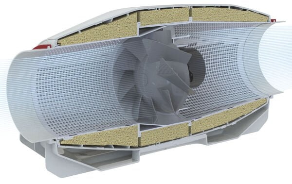 LEDWisdom Silent Grow Fan 100-125 320m^3 Sessiz Fan - Hız Anahtarlı