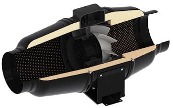 LEDWisdom Silent Grow Fan 200 1020m^3 Sessiz Fan - Hız Anahtarlı