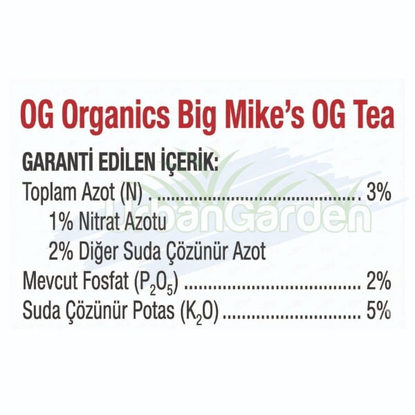 Advanced Nutrients OG Organics Big Mike's OG Tea (Mother Earth Super Tea Organic Bloom) 1 Litre