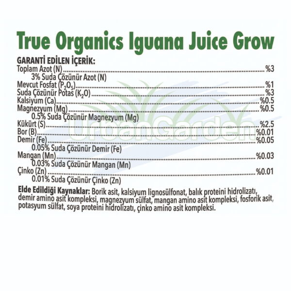 Advanced Nutrients OG Organics Iguana Juice Grow 1 Litre