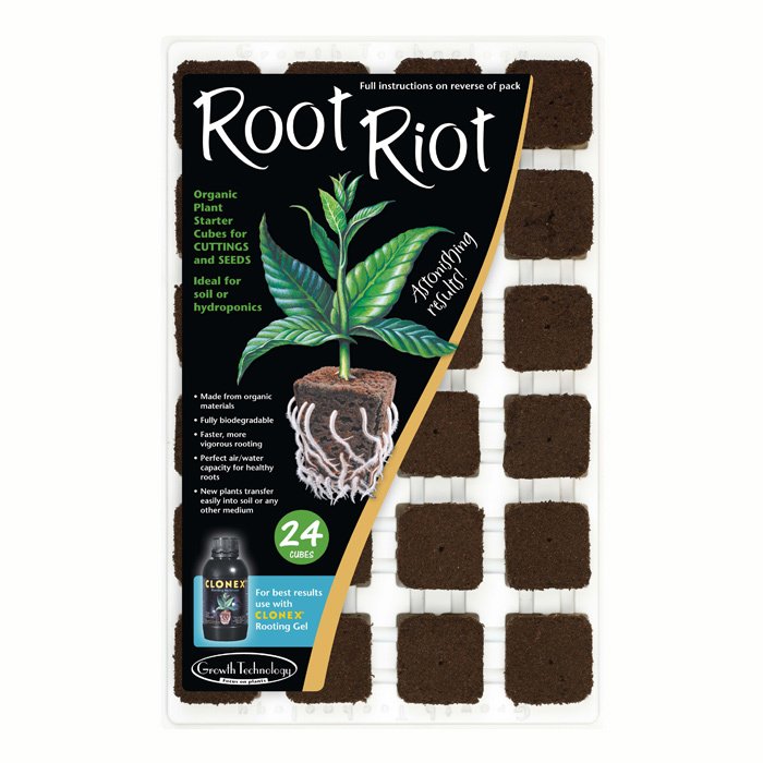 Root Riot 24'lü Tohum ve Fide Köklendirme Küpü - Hızlı Klonlama Viyolü