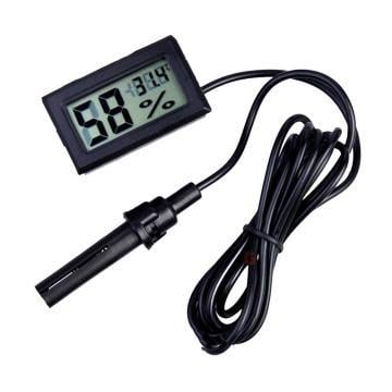 Growsan Mini Isı Nem Ölçer - Problu