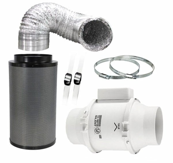 Soler Palau 190 m^3 Karbon Filtre Sessiz Fan Set