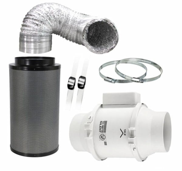 Soler Palau 190 m^3 Karbon Filtre Sessiz Fan Set