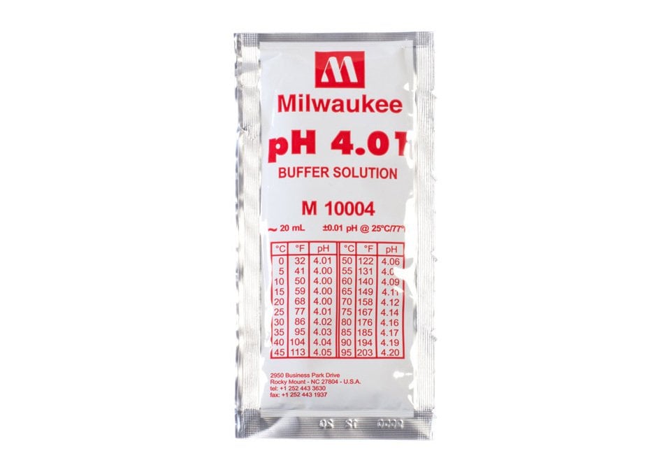 Milwaukee pH Kalibrasyon Sıvısı 4.01 20ml