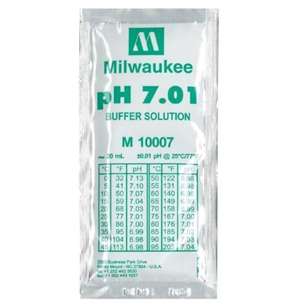 Milwaukee pH Kalibrasyon Sıvısı 7.01 20ml