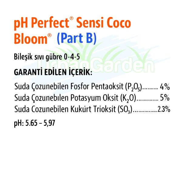Advanced Nutrients Sensi Coco Bloom A+B 4 Litre