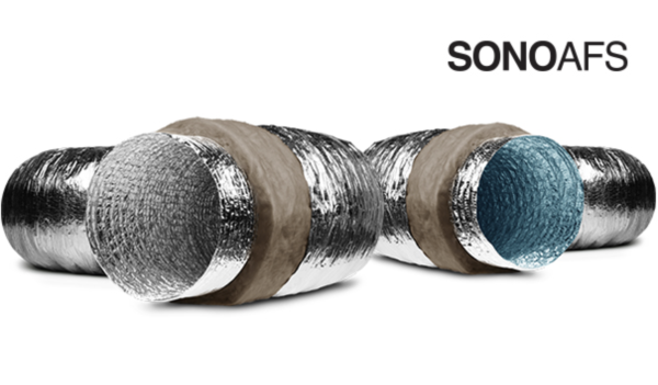 SonoAFS Ses ve Isı İzoleli Hava Kanalı 10M 203MM